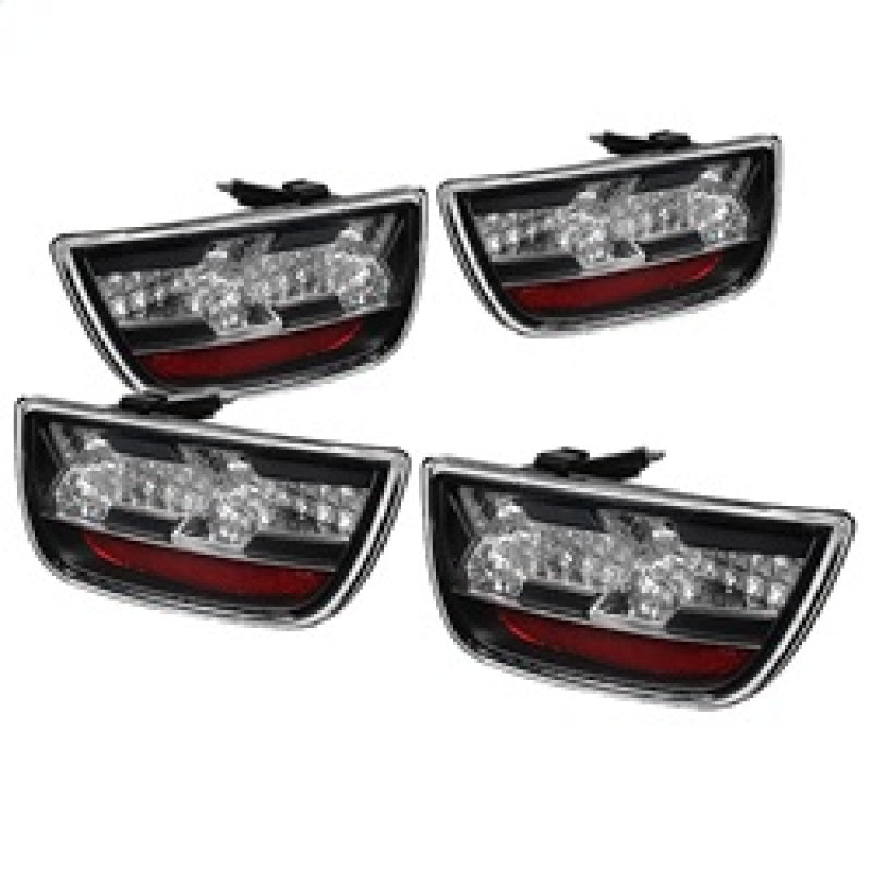 Spyder Chevy Camaro 10-13 LED Tail Lights Black ALT-YD-CCAM2010-LED-BK - Mammoth Racing -