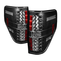 Spyder Ford F150 09-14 LED Tail Lights Black ALT-YD-FF15009-LED-BK - Mammoth Racing -