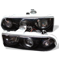 Spyder Chevy S10 98-04 Projector Headlights LED Halo Blk - Low H1 PRO-YD-CS1098-BK - Mammoth Racing -