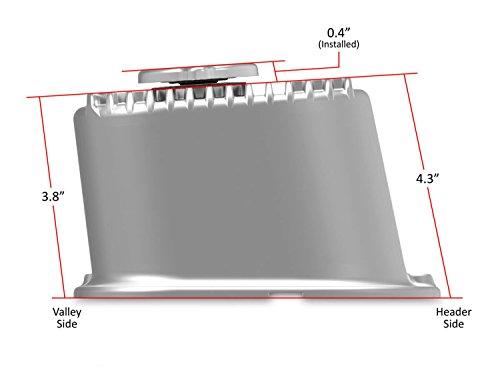 Holley 241-150 M/T Retro Aluminum Valve Covers Tall Vintage Style Finned Cast Aluminum Natural Cast Finish M/T Retro Aluminum Valve Covers - My Store