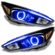 Oracle 15-17 Ford Focus RS/ST DRL Upgrade w/ Halo Kit - ColorSHIFT - Mammoth Racing -