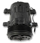 Holley 199-104 A/C Compressor SD7 Sanden Uses R-134a Black A/C Compressor - Mammoth Racing -199-104