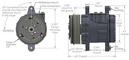 Holley 199-102 A/C Compressor - Mammoth Racing -199-102