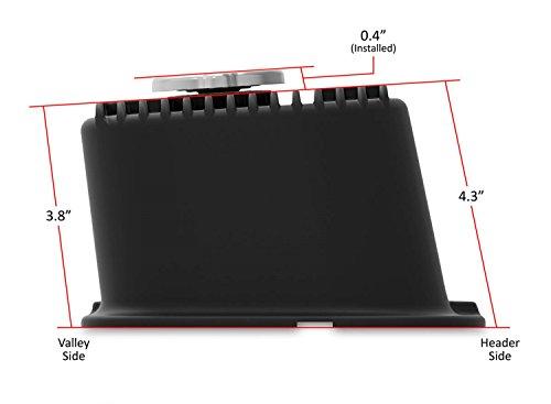 Holley 241-152 M/T Retro Aluminum Valve Covers Tall Vintage Style Finned - My Store