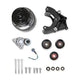 Holley 20-140bk LS A/C Accessory Drive Kit - Includes R4 A/C Compressor, Tensioner, Pulleys- Black Finish - Mammoth Racing -20-140BK