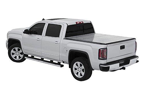 LOMAX B0050069 LOMAX Professional Series Tonneau Cover; Diamond Plate Finish; w/Deck Rail; - My Store