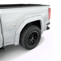 EGR 19-23 Gmc Sierra 1500 Summit Traditional Bolt-On Look Fender Flares White Set Of 4 - Mammoth Racing -