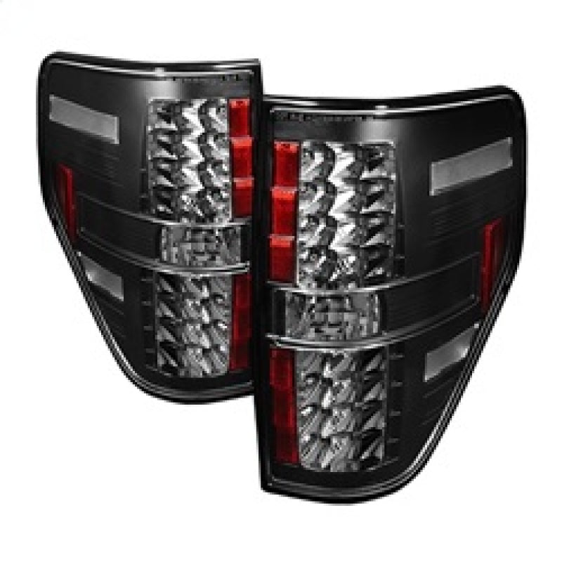 Spyder Ford F150 09-14 LED Tail Lights Black ALT-YD-FF15009-LED-BK - Mammoth Racing -