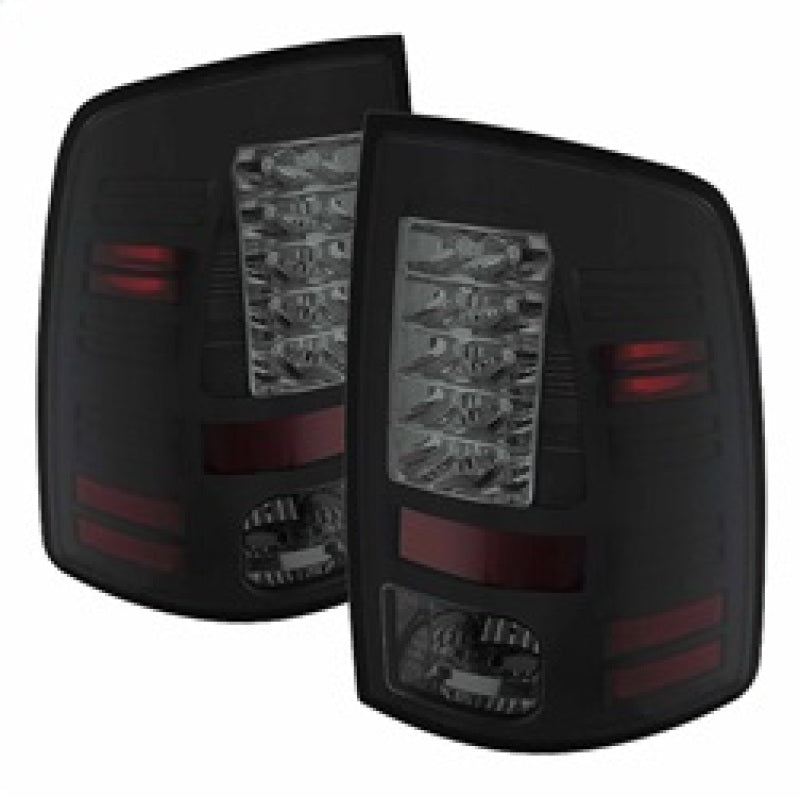 Spyder Dodge Ram 1500 09-14 LED Tail Lights Incandescent- Blk Smke ALT-YD-DRAM09-LED-BSM - Mammoth Racing -