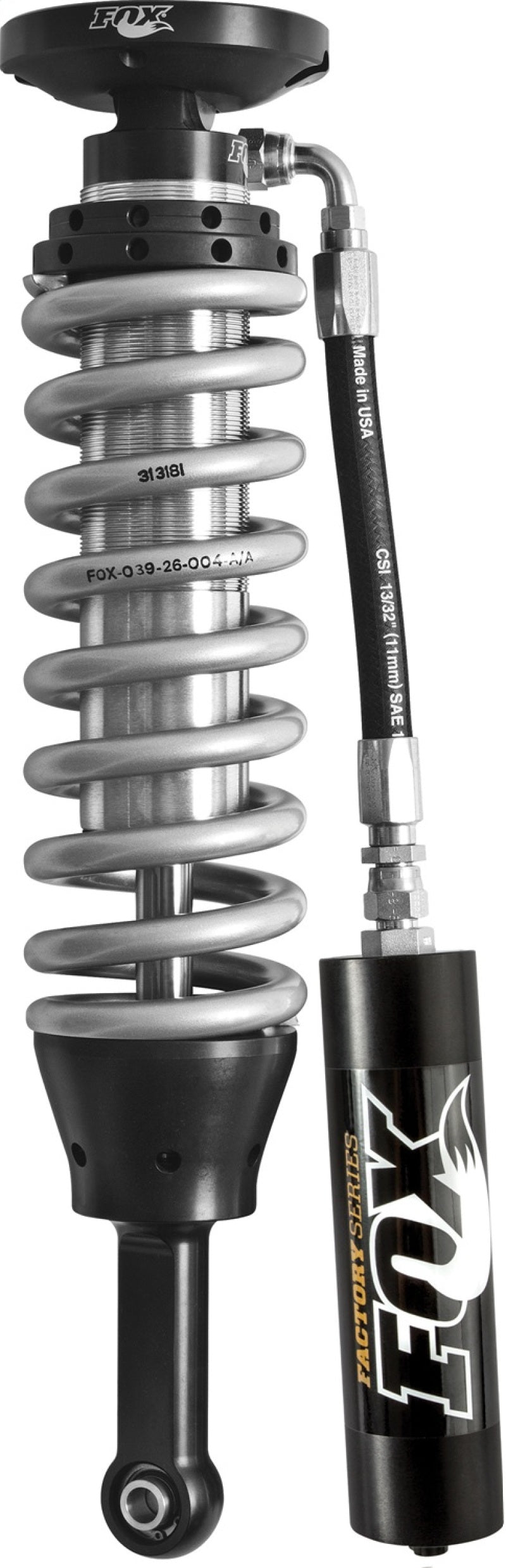 Fox 07+ Tundra 2.5 Factory Series 6.01in. Remote Reservoir Coilover Shock Set - Black/Zinc - My Store