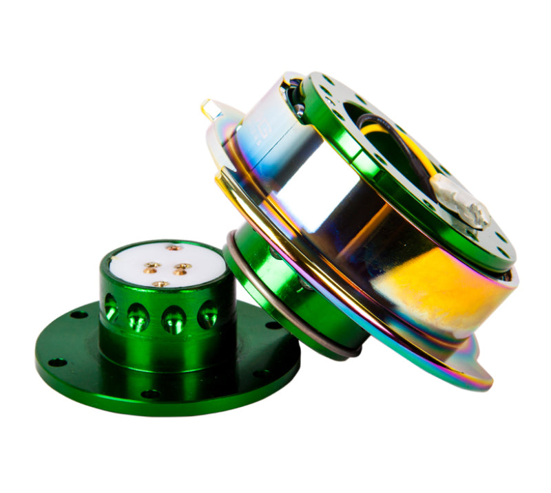 NRG Quick Release Gen 2.5 - Green Body / Neochrome Ring - My Store