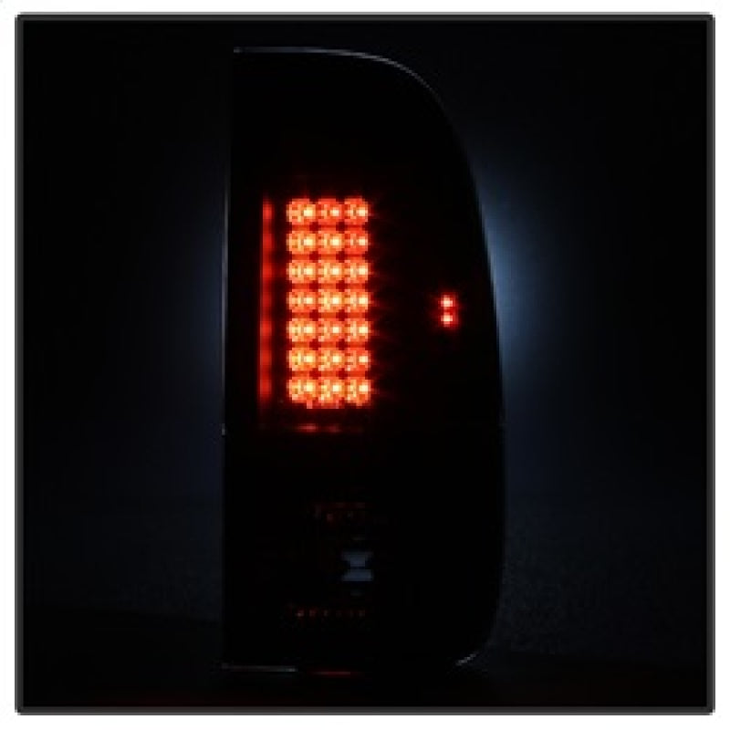 Spyder Ford Super Duty 08-15 LED Tail Lights Black ALT-YD-FS07-LED-BK - Mammoth Racing -