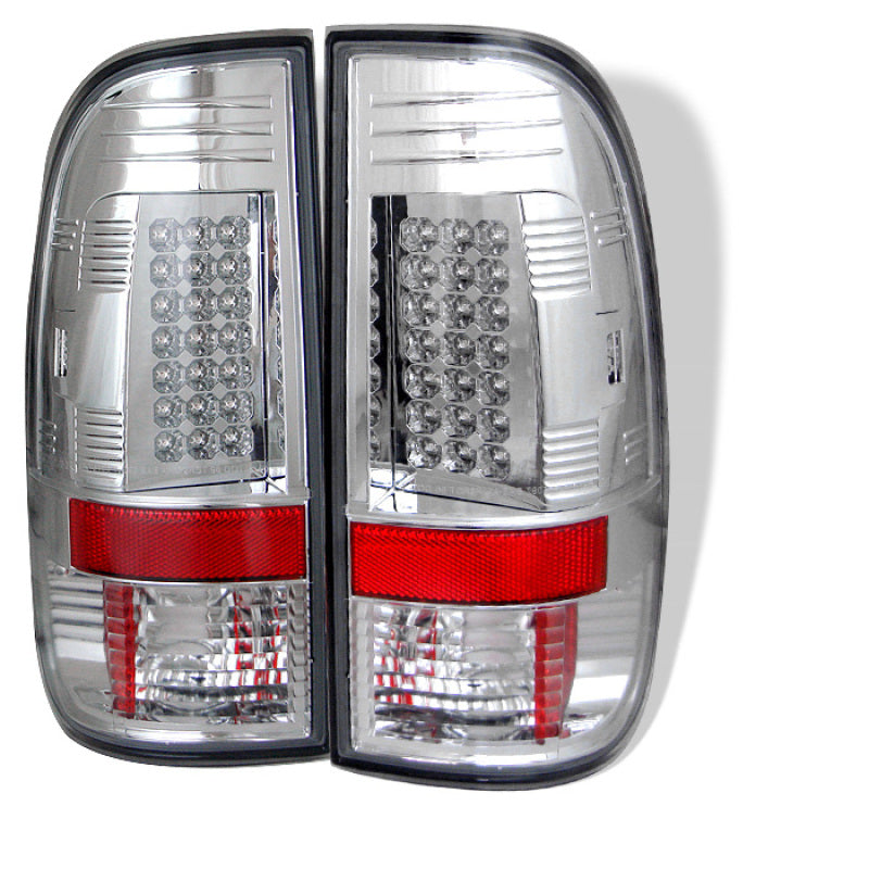 Spyder Ford F150 side 97-03/F250/350/450 Super Duty 99-07 LED Tail Lights Chrm ALT-YD-FF15097-LED-C - Mammoth Racing -