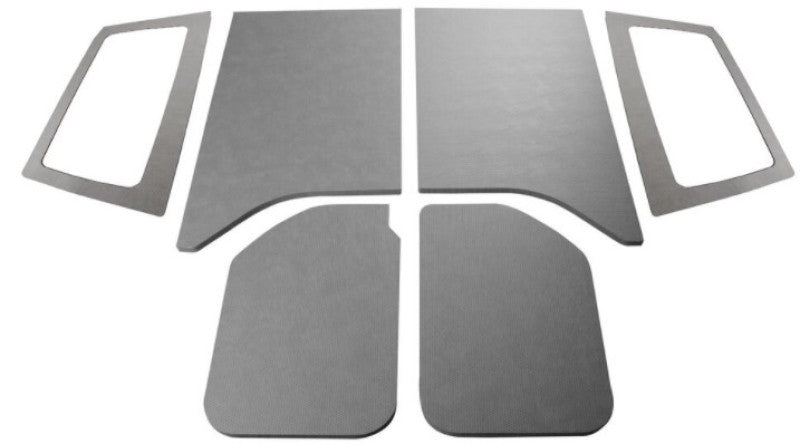 DEI 07-18 Jeep Wrangler JK 2-Door Leather Look Headliner Complete Kit - Gray - Mammoth Racing -