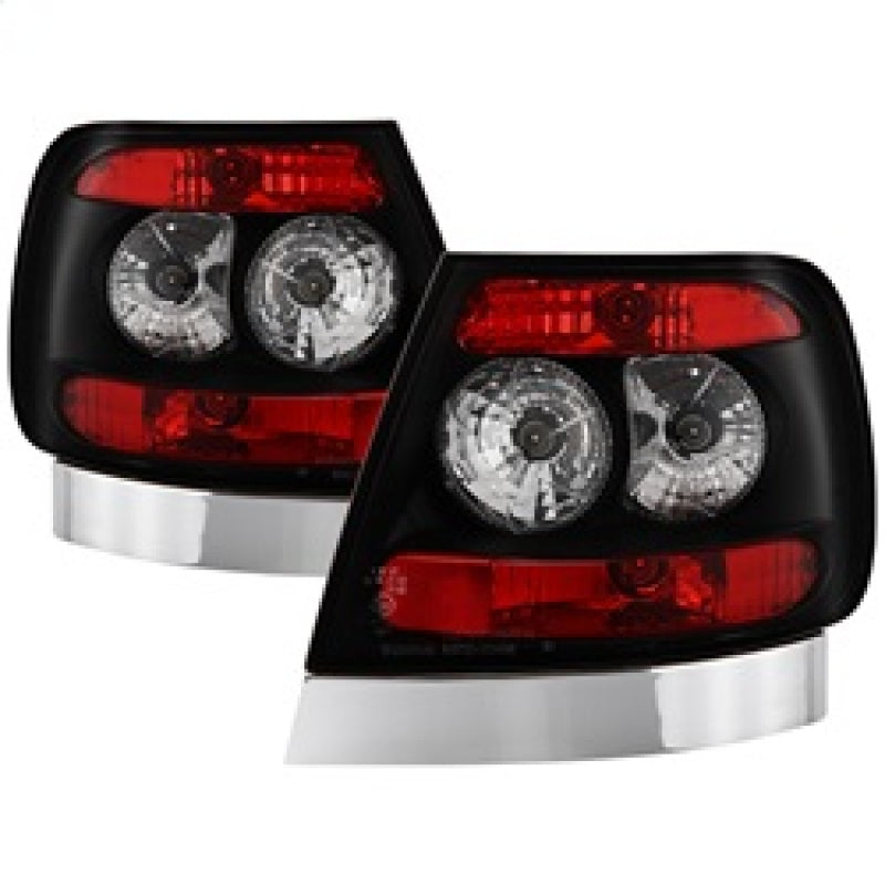 Spyder Audi A4 96-01 Euro Style Tail Lights Black ALT-YD-AA496-BK - Mammoth Racing -