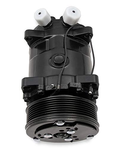 Holley 199-103 A/C Compressor Sd508 Sanden Uses R134a Black A/C Compressor - Mammoth Racing -199-103