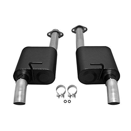 Flowmaster 817574 American Thunder 409s Stainless Steel Dual Dump Exit Cat-Back Exhaust System with Aggressive Sound - My Store
