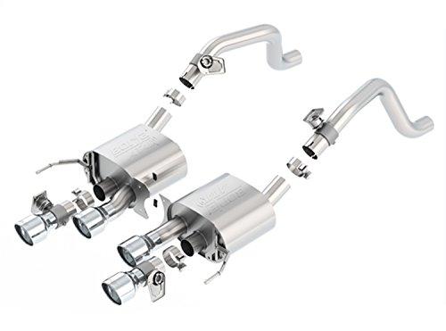 BORLA 11875 ATAK Rear Section Exhaust System (with AFM and NPP, includes Intercooled Tips) - My Store