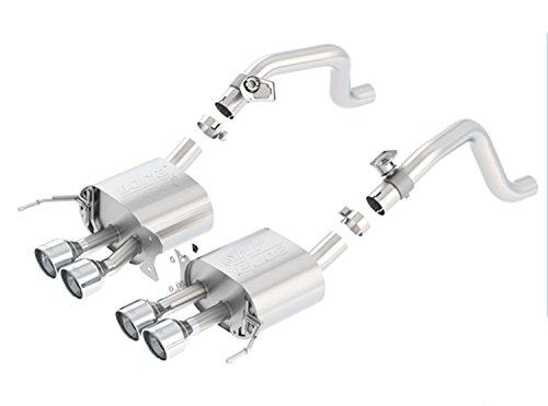 BORLA 11878 ATAK Rear Section Exhaust System (with AFM Valves, Round Tips) - My Store