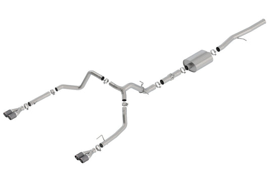 Borla 19 Chevrolet Silverado/GMC Sierra 1500 6.2L SS ATAK Catback Exhaust - Carbon Fiber Tips - My Store