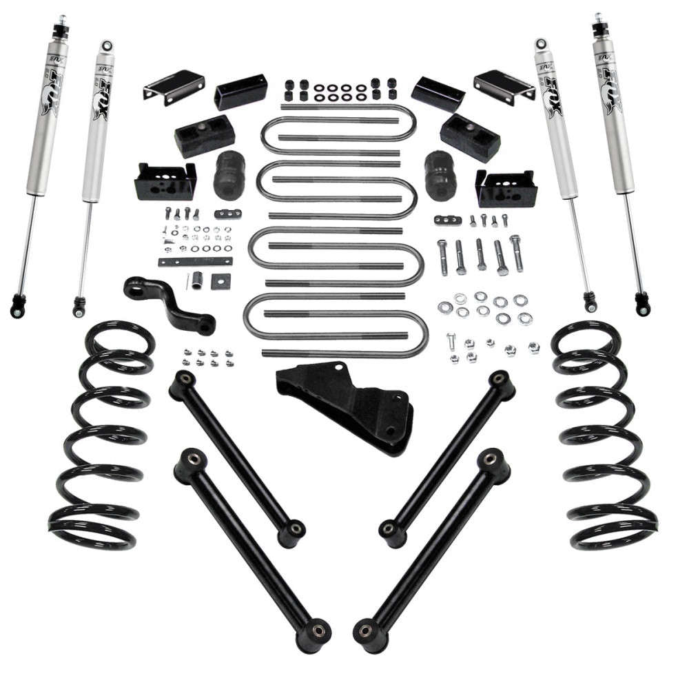 Superlift 10-13 Ram 2500 4WD Diesel 4in Lift Kit w/ Fox 2.0 Shocks - Mammoth Racing -