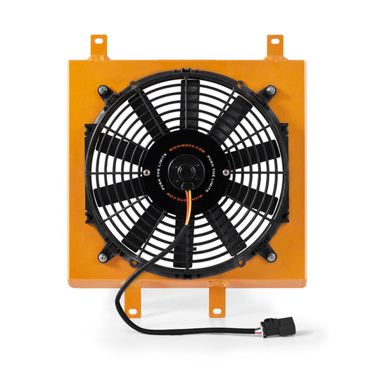 Mishimoto 92-00 Honda Civic Aluminum Fan Shroud Gold - Mammoth Racing -