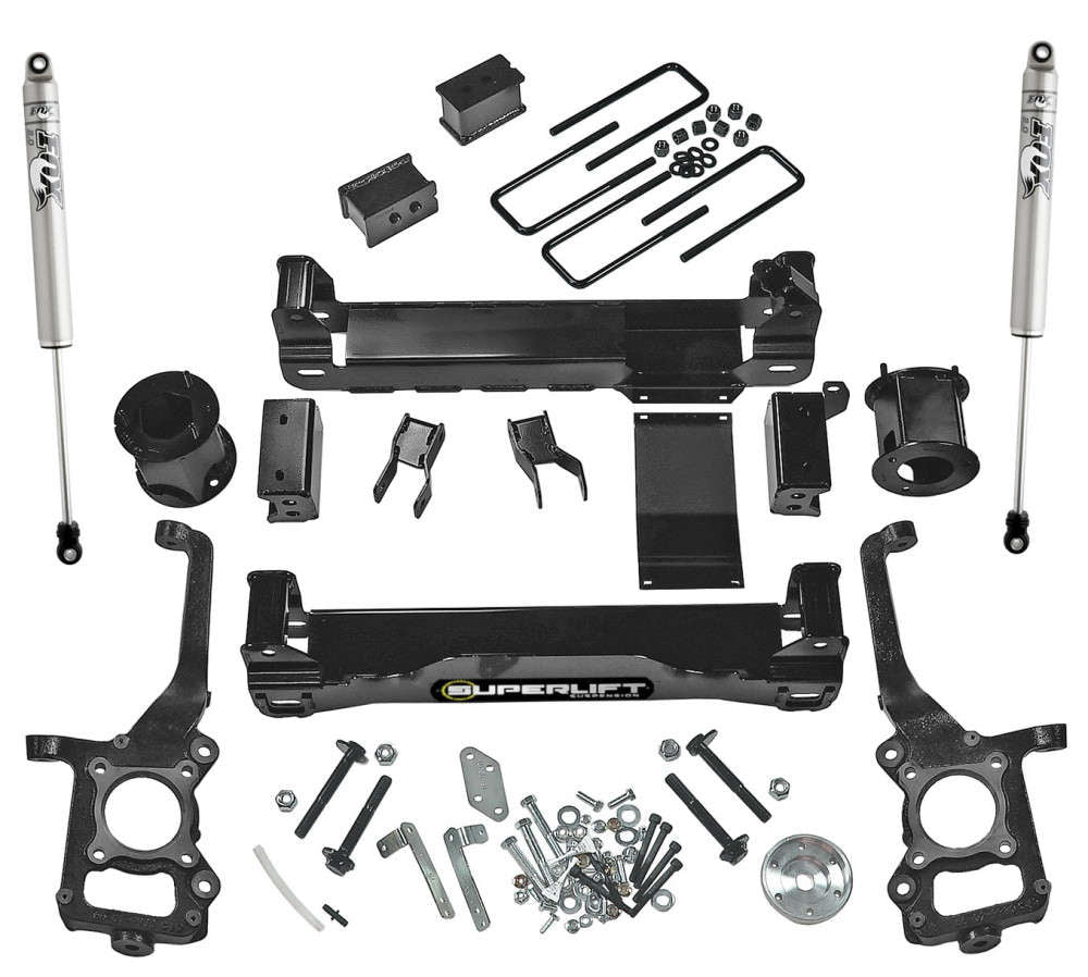Superlift 09-14 Ford F-150 4WD 6in Lift Kit w/ Fox 2.0 Shocks - Mammoth Racing -