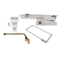 Weiand 5045wnd Silver Rear Sump Oil Pan Kit for GM LS Engines - My Store