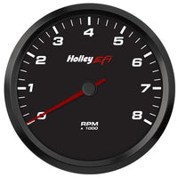 Holley 553-147 Holley EFI CAN Tachometer 4 1/2 in. CAN 0-8k RPM Range Black Face Holley EFI CAN Tachometer - My Store