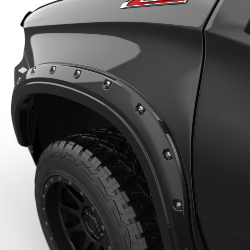 EGR 19-22 Chevrolet Silverado 1500 Traditional Bolt-On Look Fender Flares Black Set Of 4 - Mammoth Racing -