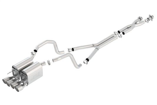Borla 05-08 Chevrolet Corvette Coupe/Conv 6.0L/6.2L 8cyl 4spd/6spd RWD inS-Type IIin Catback Exhaust - My Store