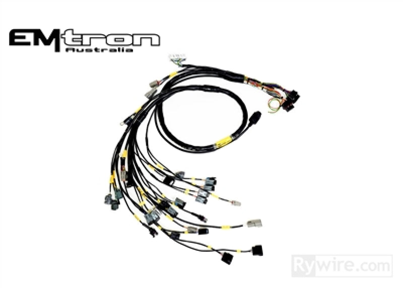 Rywire Honda B-Series (w/MTron KV8 ECU) Eng Harn w/OBD1 Alt/EV1 Inj/AEM IAT & MAP (Adapter Req) - Mammoth Racing -