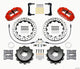 Wilwood Narrow Superlite 4R Rear Kit 12.88in Drilled Red 2008-2012 Subaru WRX w/Lines - Mammoth Racing -