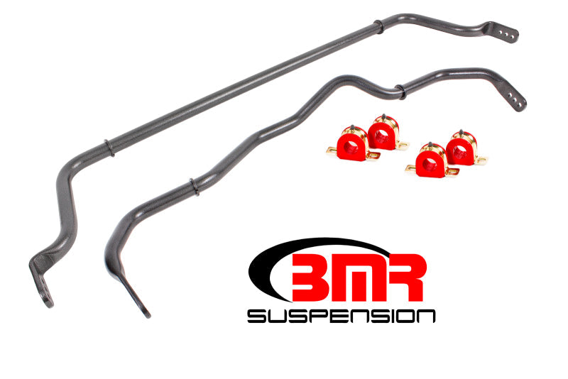BMR 16-18 Chevy Camaro Sway Bar Kit w/ Bushings - Black Hammertone - My Store