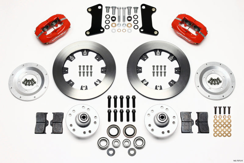 Wilwood Forged Dynalite Front Kit 12.19in Red 67-69 Camaro 64-72 Nova Chevelle - My Store