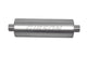 Gibson SFT Superflow Center/Center Round Muffler - 8x24in/2.5in Inlet/3in Outlet - Stainless - Mammoth Racing -