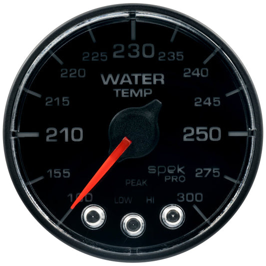 Autometer Spek-Pro - Nascar 2-1/16in Water Temp 100- 300f Bfb Ecu