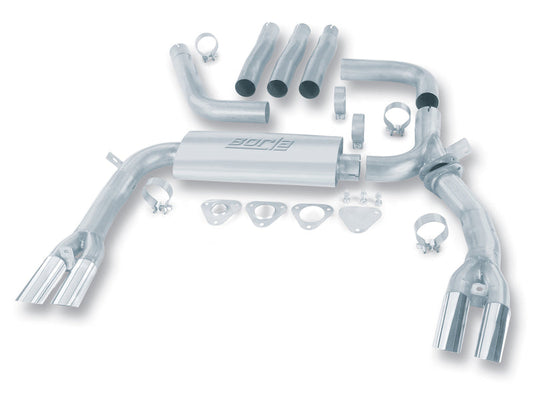 Borla 84-92 Chevrolet Camaro / Pontiac Trans Am 5.0L/5.7L V8 3in Adj SS Cat-Back Exhaust w/ Adapters - My Store