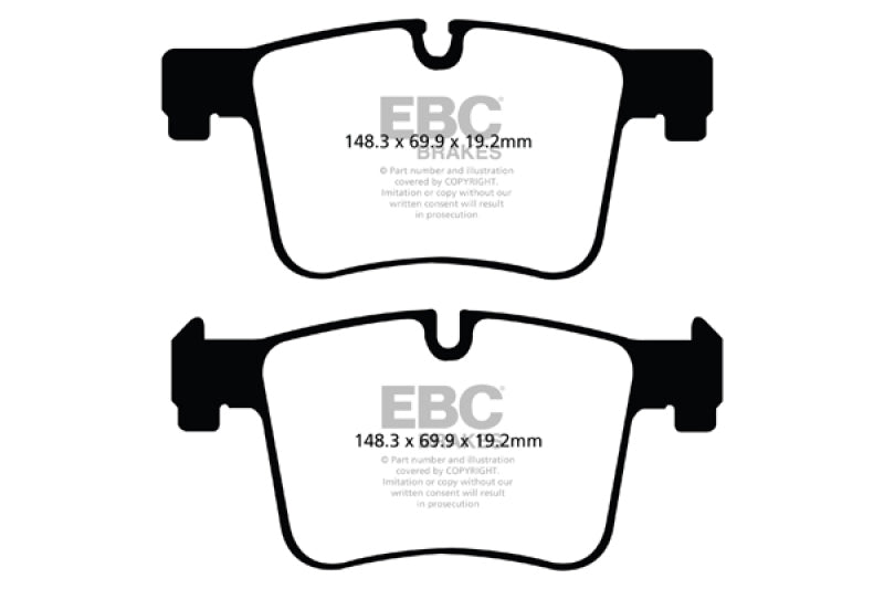 EBC 11+ BMW X3 2.0 Turbo (F25) Yellowstuff Front Brake Pads - My Store