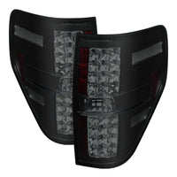 Spyder Ford F150 09-14 LED Tail Lights Black Smoke ALT-YD-FF15009-LED-BSM - Mammoth Racing -