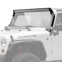 KC HiLiTES 07-18 Jeep JK 50in. C-Series C50 LED Light Bar w/Overhead Mount Bracket Kit - Mammoth Racing -