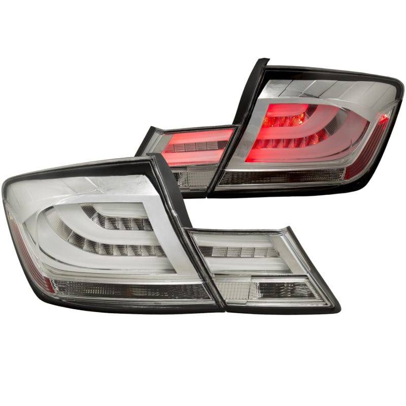 ANZO 2013-2015 Honda Civic (excludes hybrid) LED Taillights Chrome - My Store