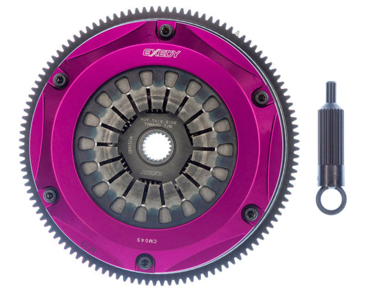 Exedy 1991-1992 Toyota Supra Hyper Twin Cerametallic Clutch Sprung Center Disc Pull Type Cover - Mammoth Racing -