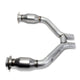 BBK 2015-16 Mustang V6 Short Mid H Pipe With Converters (To Be Used With 1642 Series Headers) - Mammoth Racing -