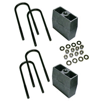 Superlift 99-10 Ford F-250 SuperDuty 5in Block Kit w/ 3 7/8 AxleTube w/o Top Mounted Overload Leaf - Mammoth Racing -
