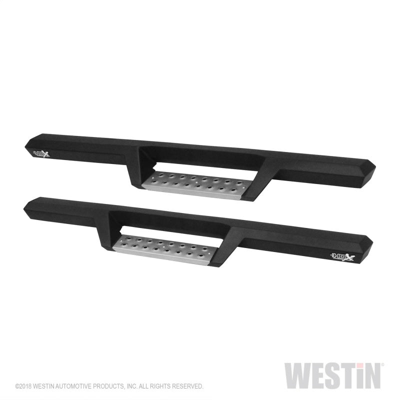 Westin 07-18 Jeep Wrangler JK 2dr. HDX Stainless Drop Nerf Step Bars - Tex. Blk - Mammoth Racing -
