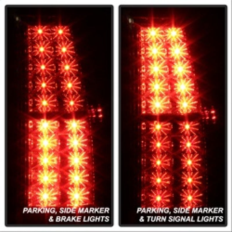 Spyder Chevy Suburban/GMC Yukon/Yukon Denali 07-14 LED Tail Lights Chrm ALT-YD-CSUB07-LED-C - Mammoth Racing -