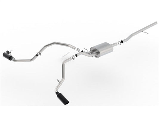 Borla 14-18 Chevrolet Silverado 1500 AT/MT 4DR SS S-Type Catback Exhaust Black Chrome Tip - My Store