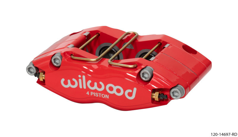 Wilwood Caliper-Dynapro Single 5.98in Mount-Red 1.58in Piston 1.1in Disc - Mammoth Racing -