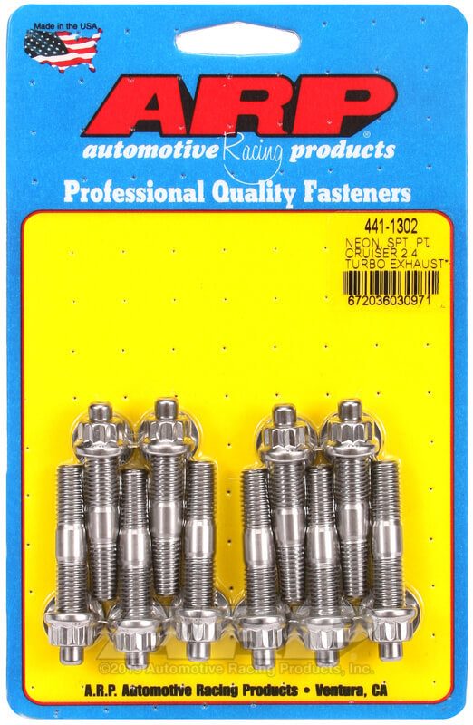 ARP 03 Dodge Neon SRT / PT Cruiser EXhaust Stud Kit (10) - Mammoth Racing -